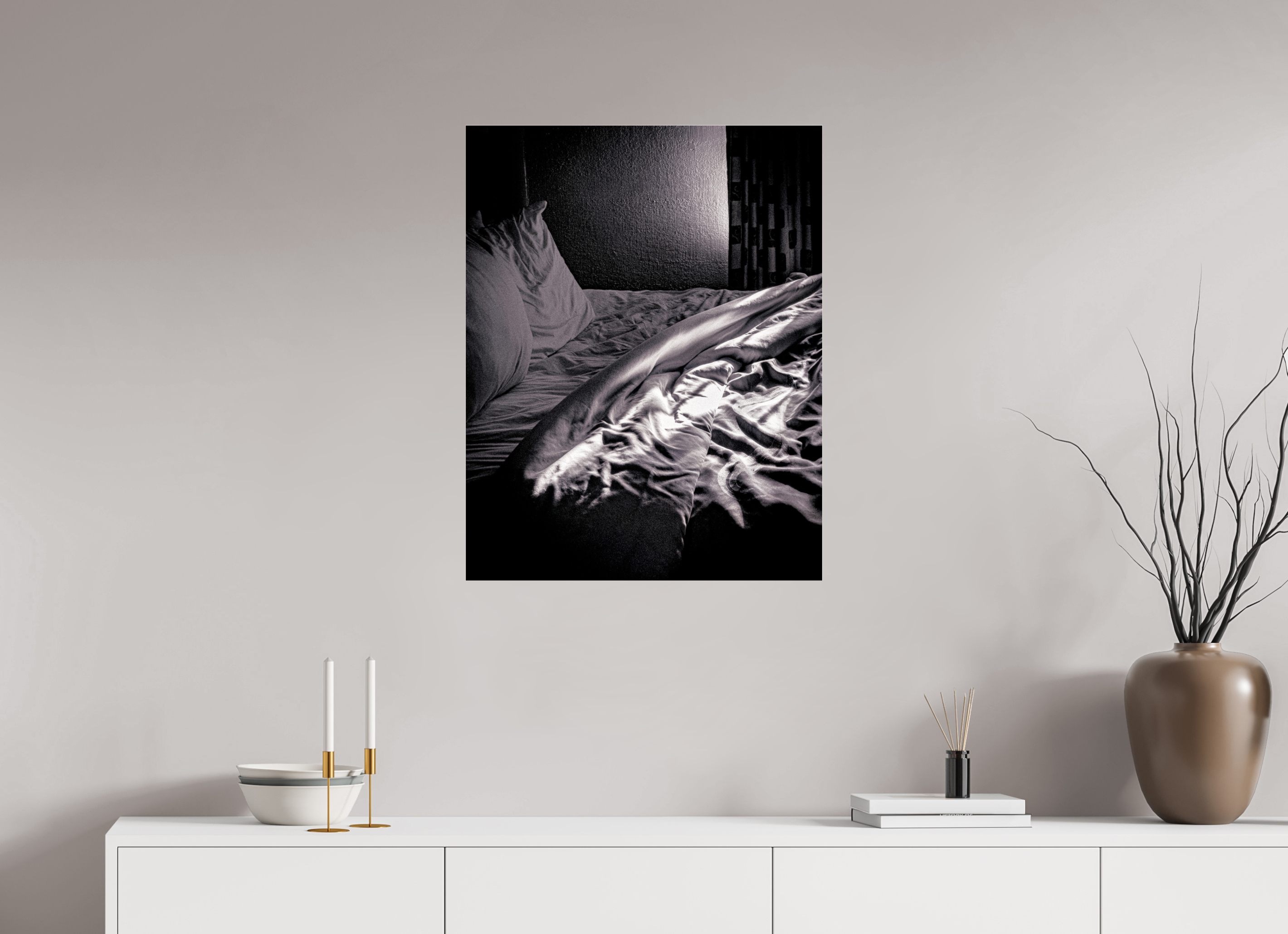 24 x 30.7″, Photo Print Under Acrylic Glass Morning on acrylic glass