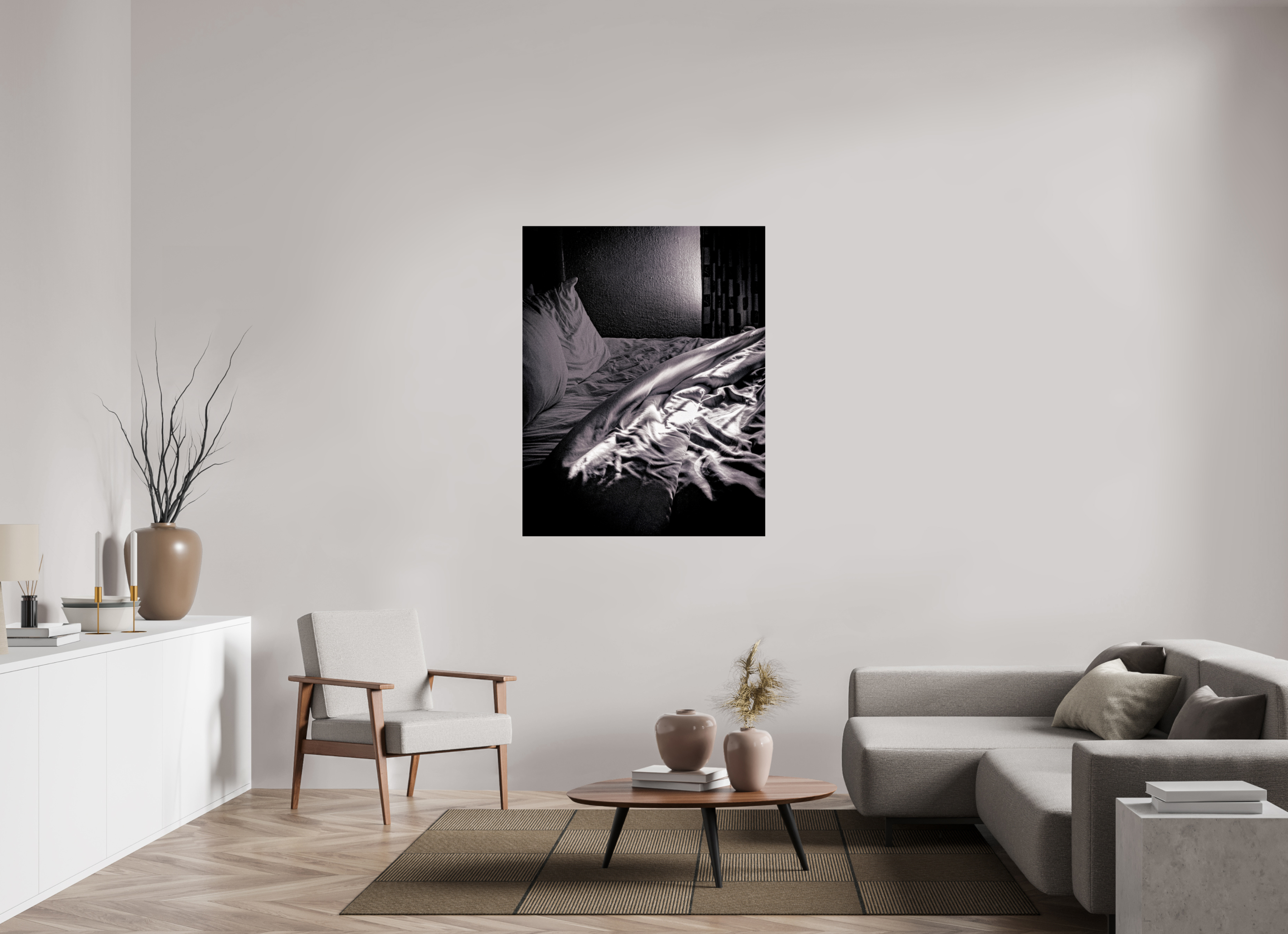 39 x 49.9″, Photo Print Under Acrylic Glass Morning on acrylic glass