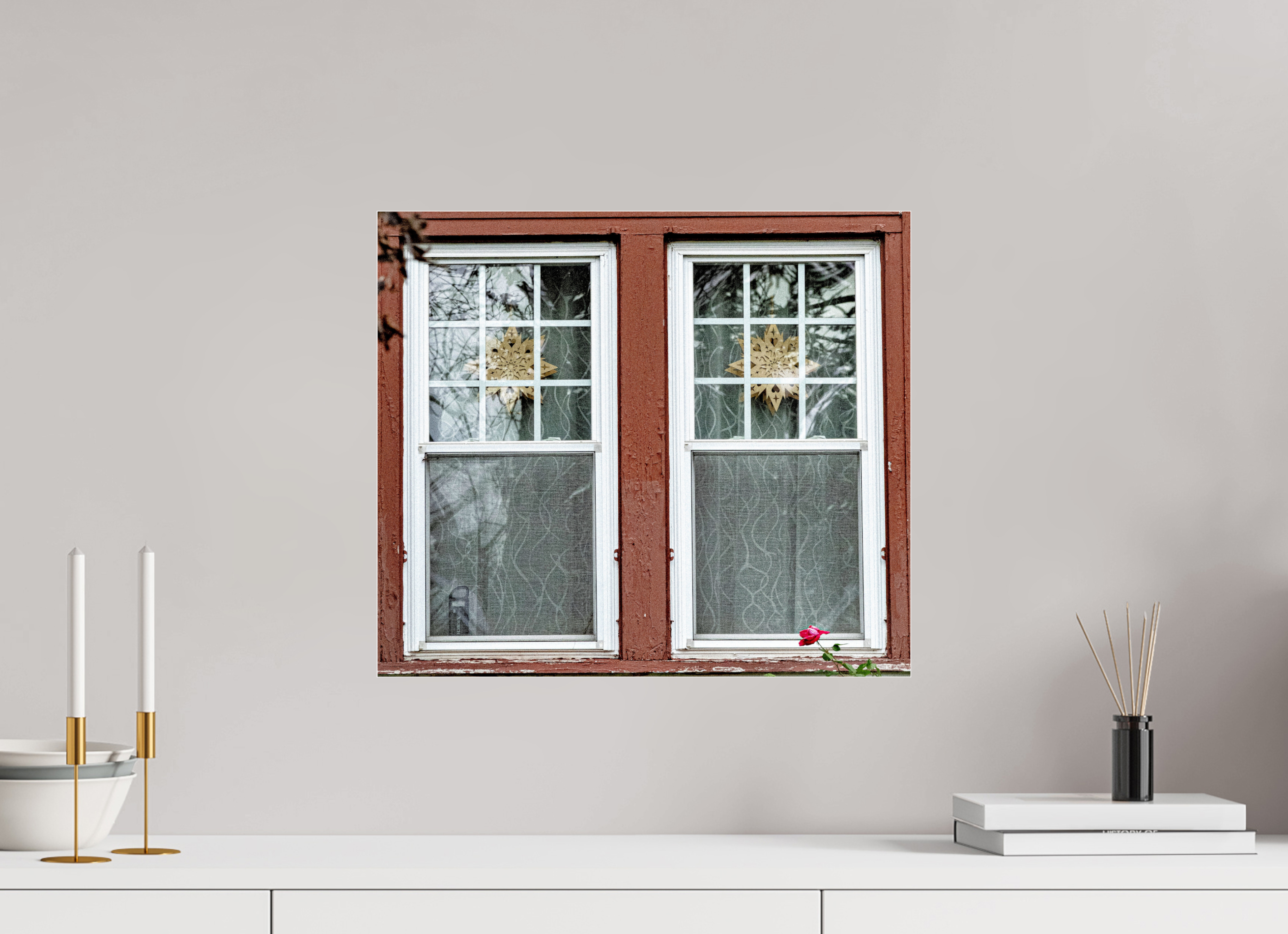 18.3 x 16″, Photo Print Under Acrylic Glass Decorah Windows on acrylic glass