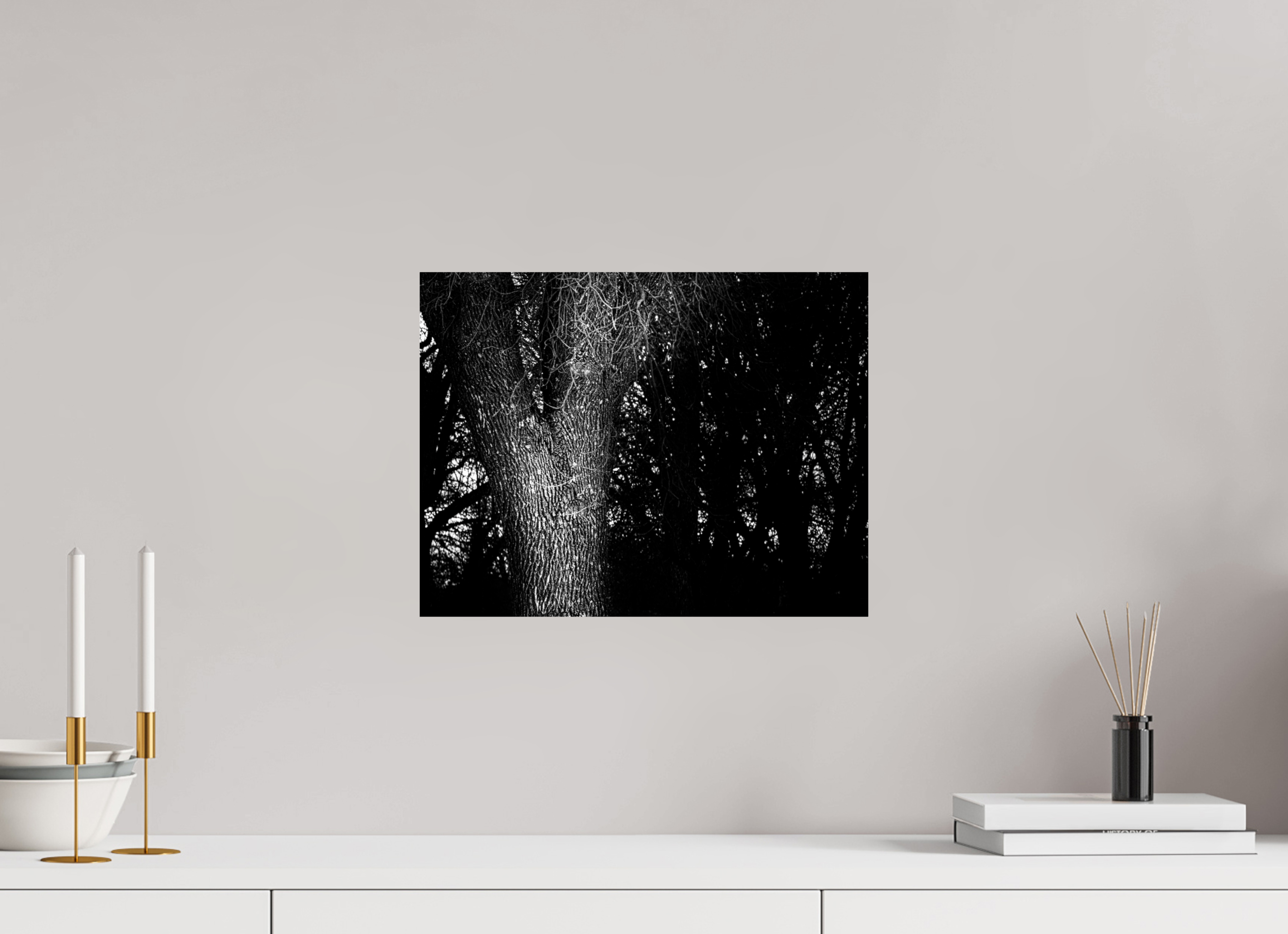 15.6 x 12″, Hahnemuhle FineArt Pearl Paper Twilight Tree on Hahnemuhle FineArt Pearl Paper