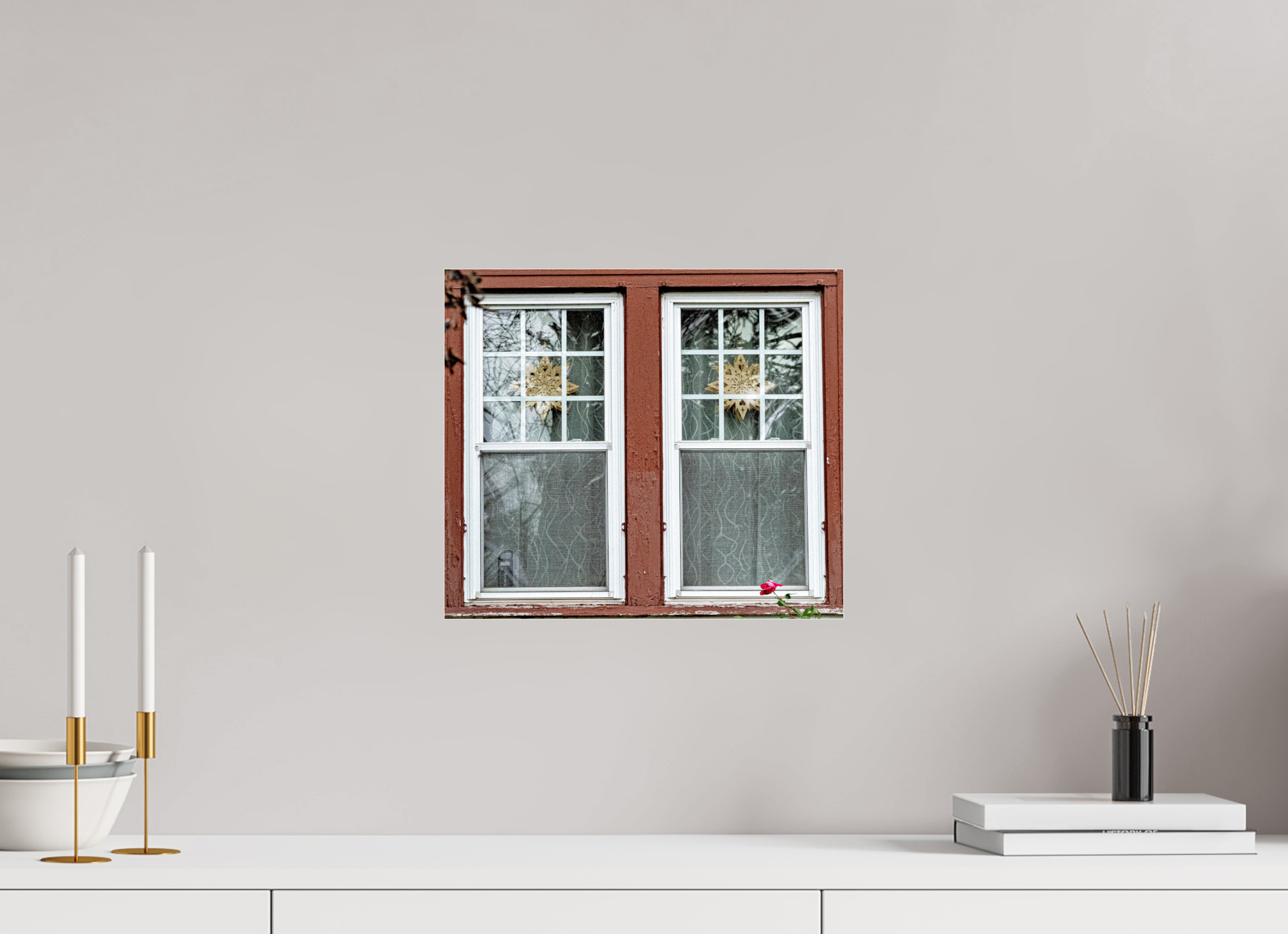 13.7 x 12″, Photo Print Under Acrylic Glass Decorah Windows on acrylic glass