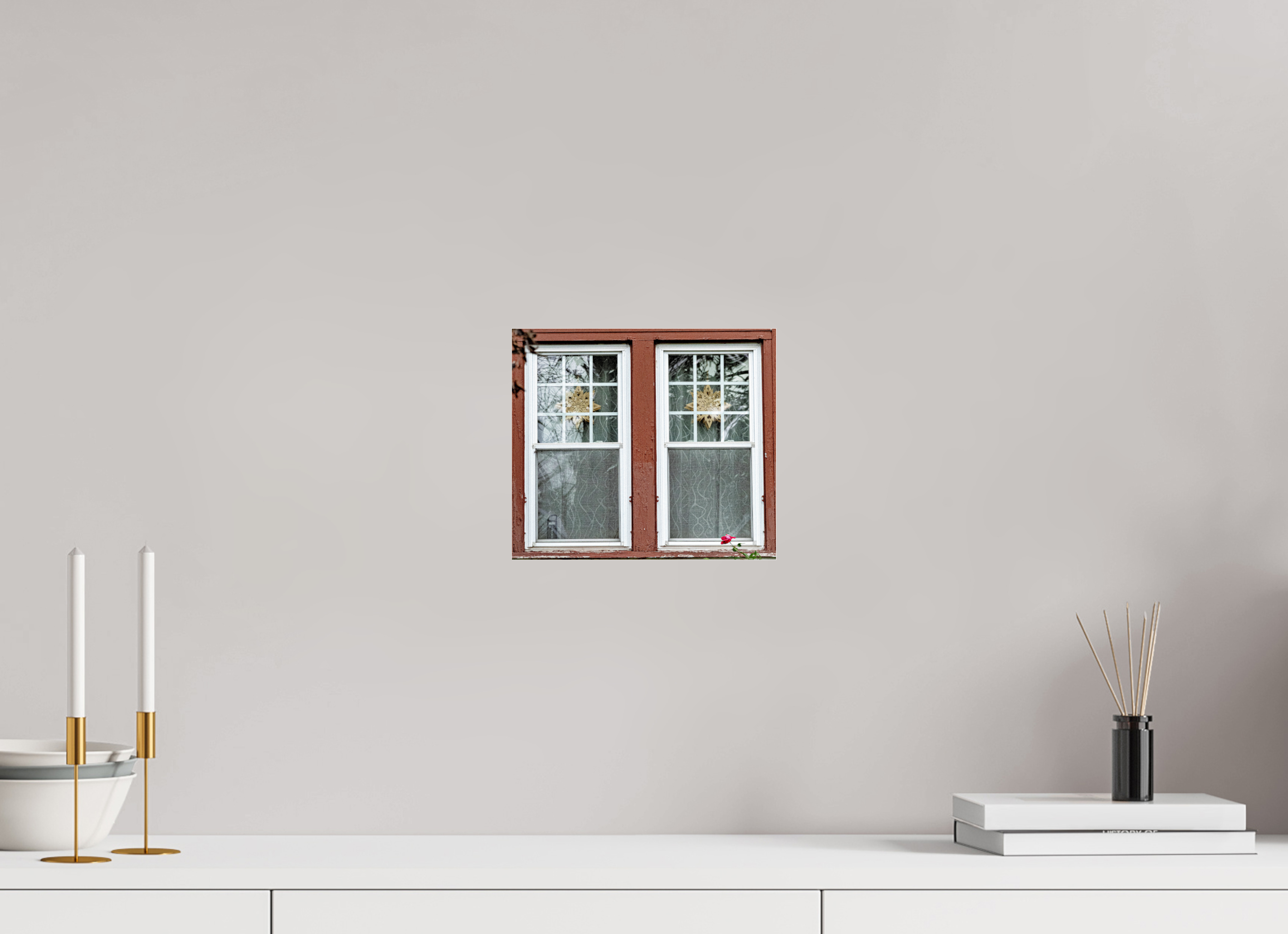 9.1 x 8″, Photo Print Under Acrylic Glass Decorah Windows on acrylic glass