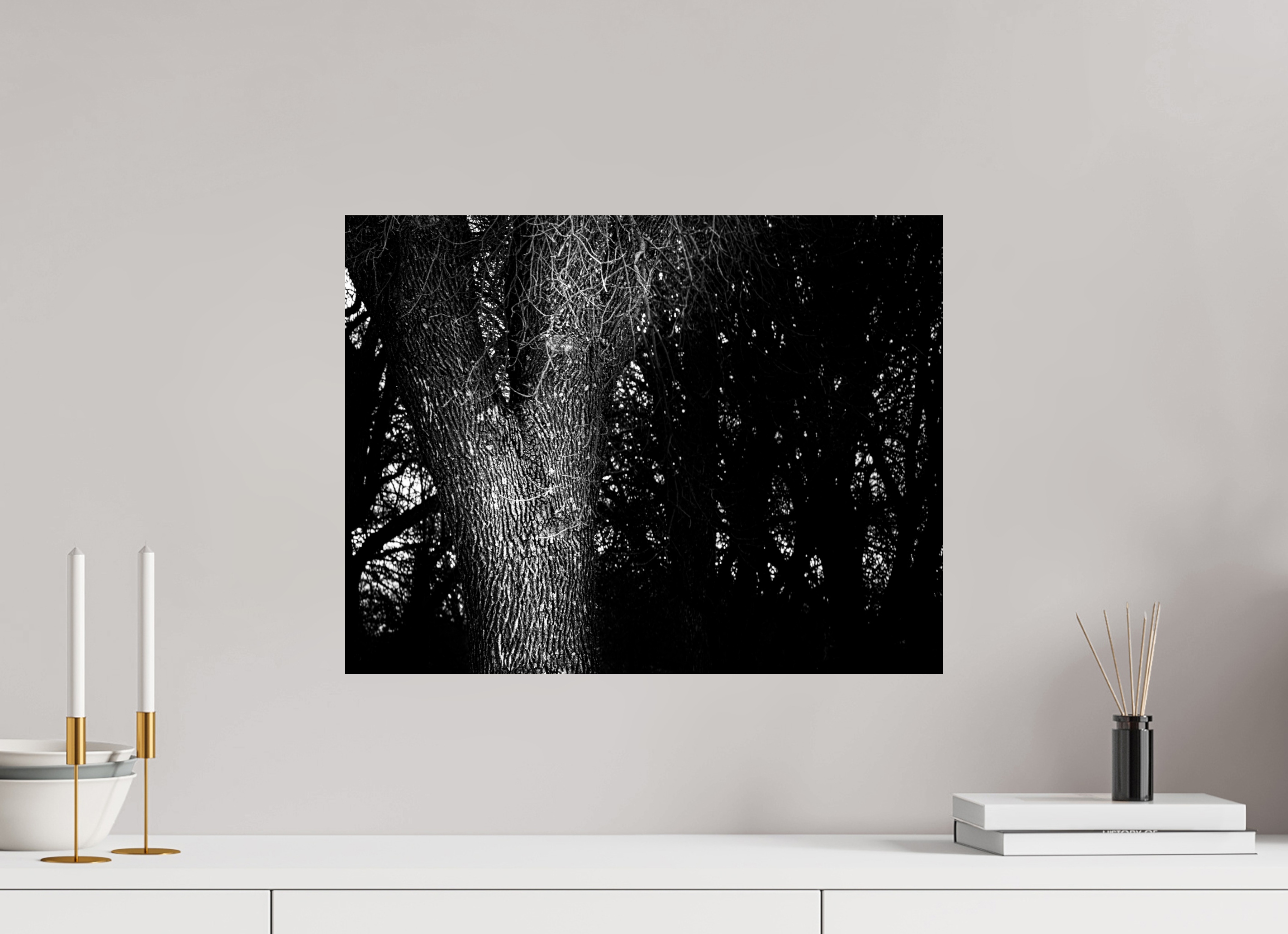 20.8 x 16″, Hahnemuhle FineArt Pearl Paper Twilight Tree on Hahnemuhle FineArt Pearl Paper