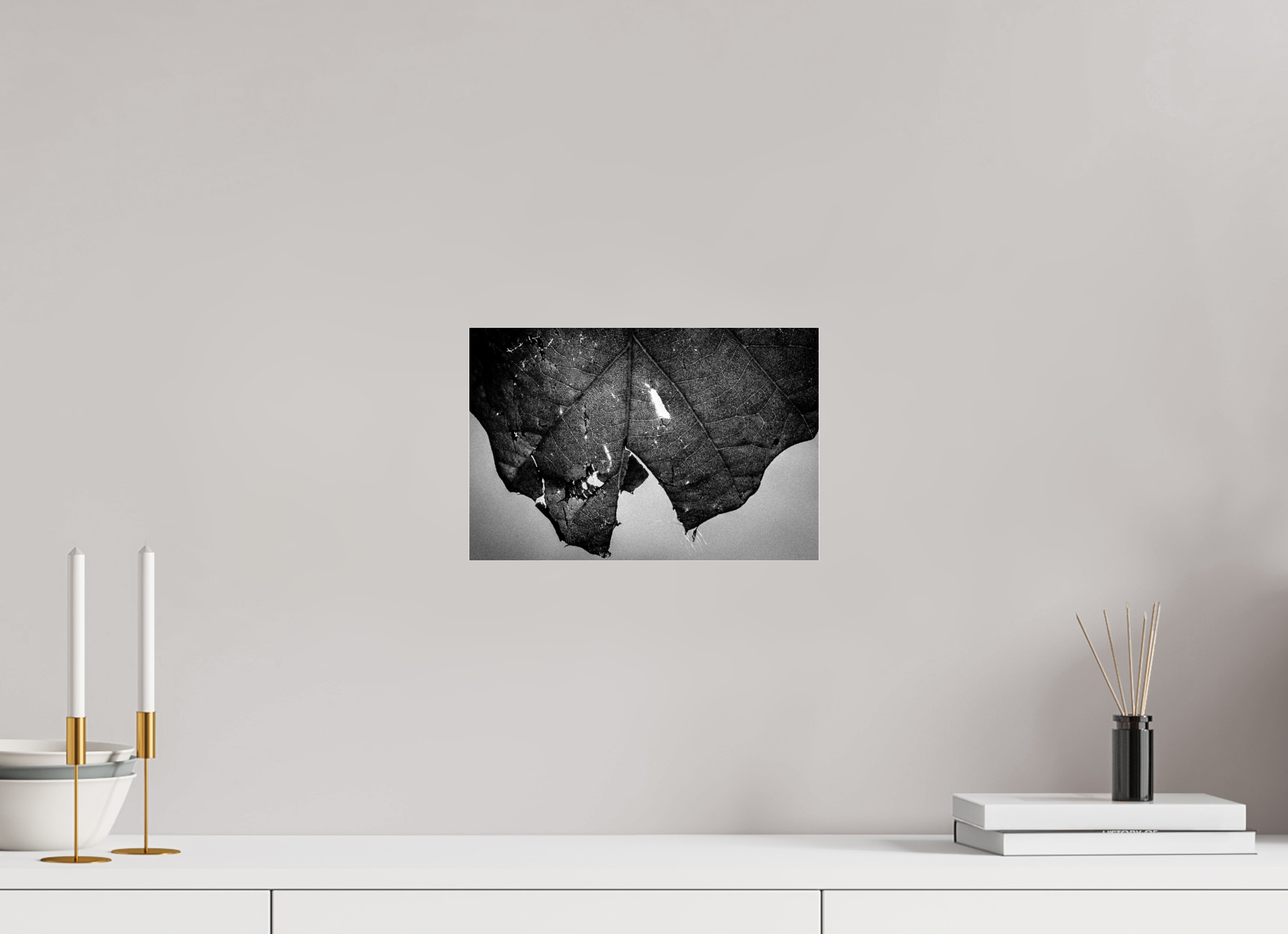 12 x 8″, Photo Print Under Acrylic Glass Leaf on acrylic glass