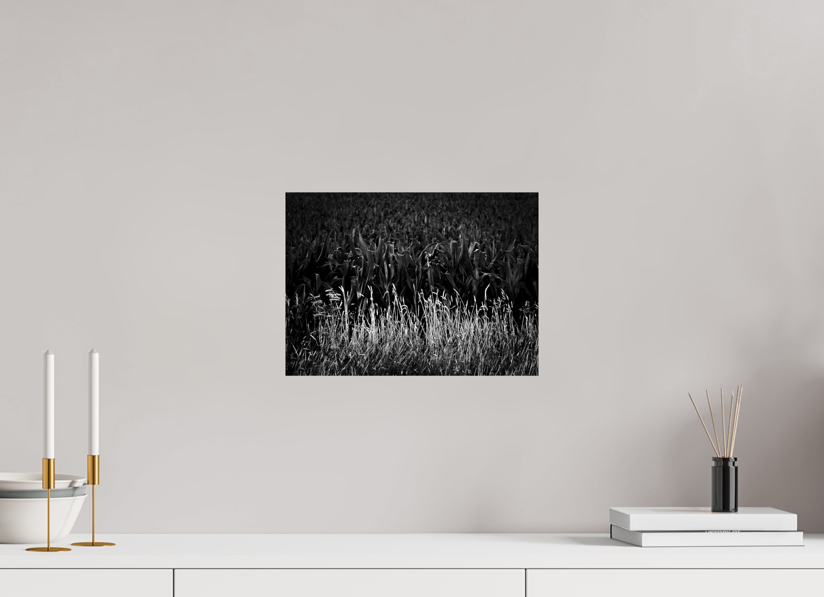 13.8 x 10″, Hahnemuhle FineArt Pearl Paper Corn and Grass on Hahnemuhle FineArt Pearl Paper