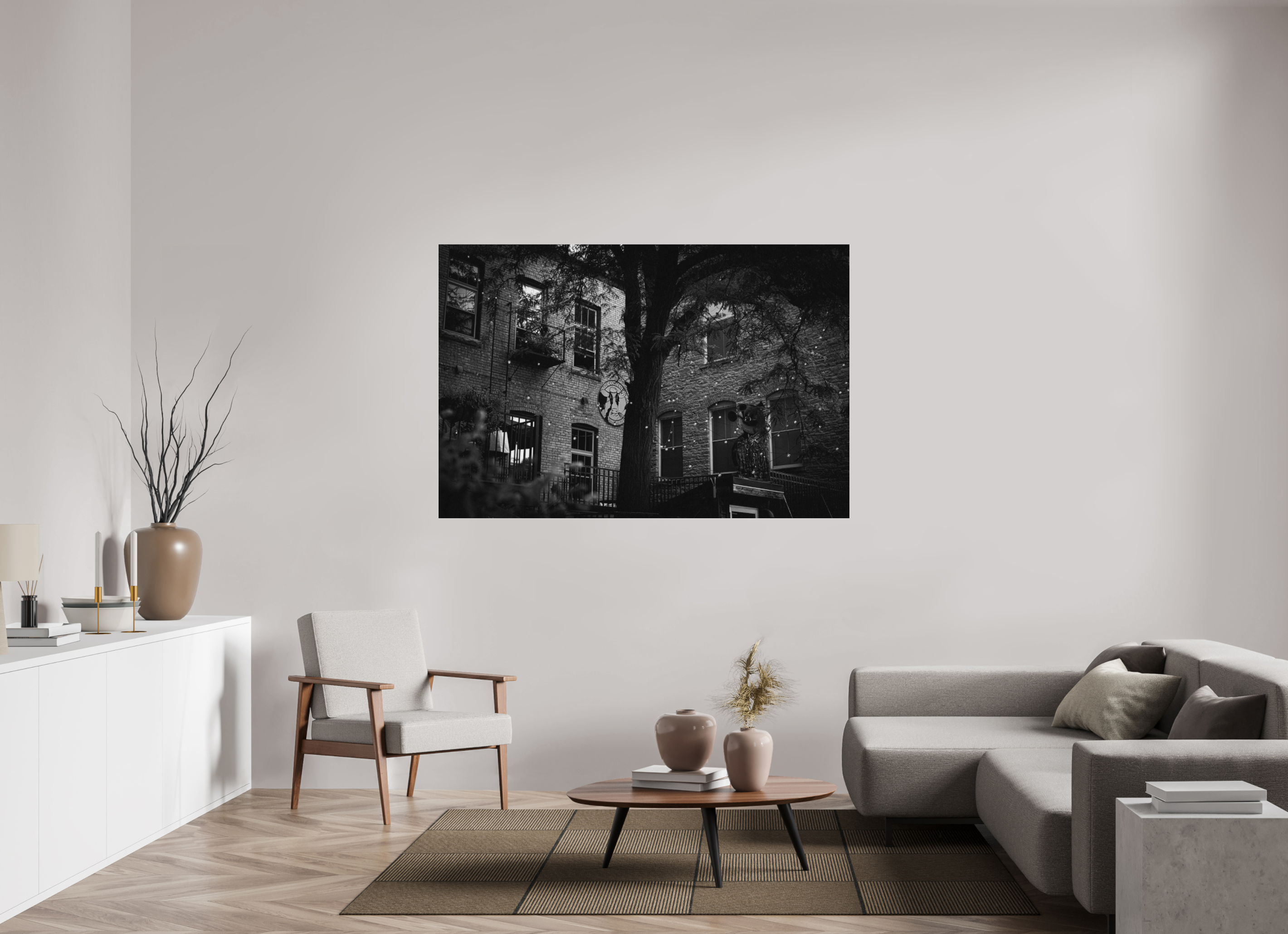 66 x 44″, Photo Print Under Acrylic Glass Northfield, MN on acrylic glass
