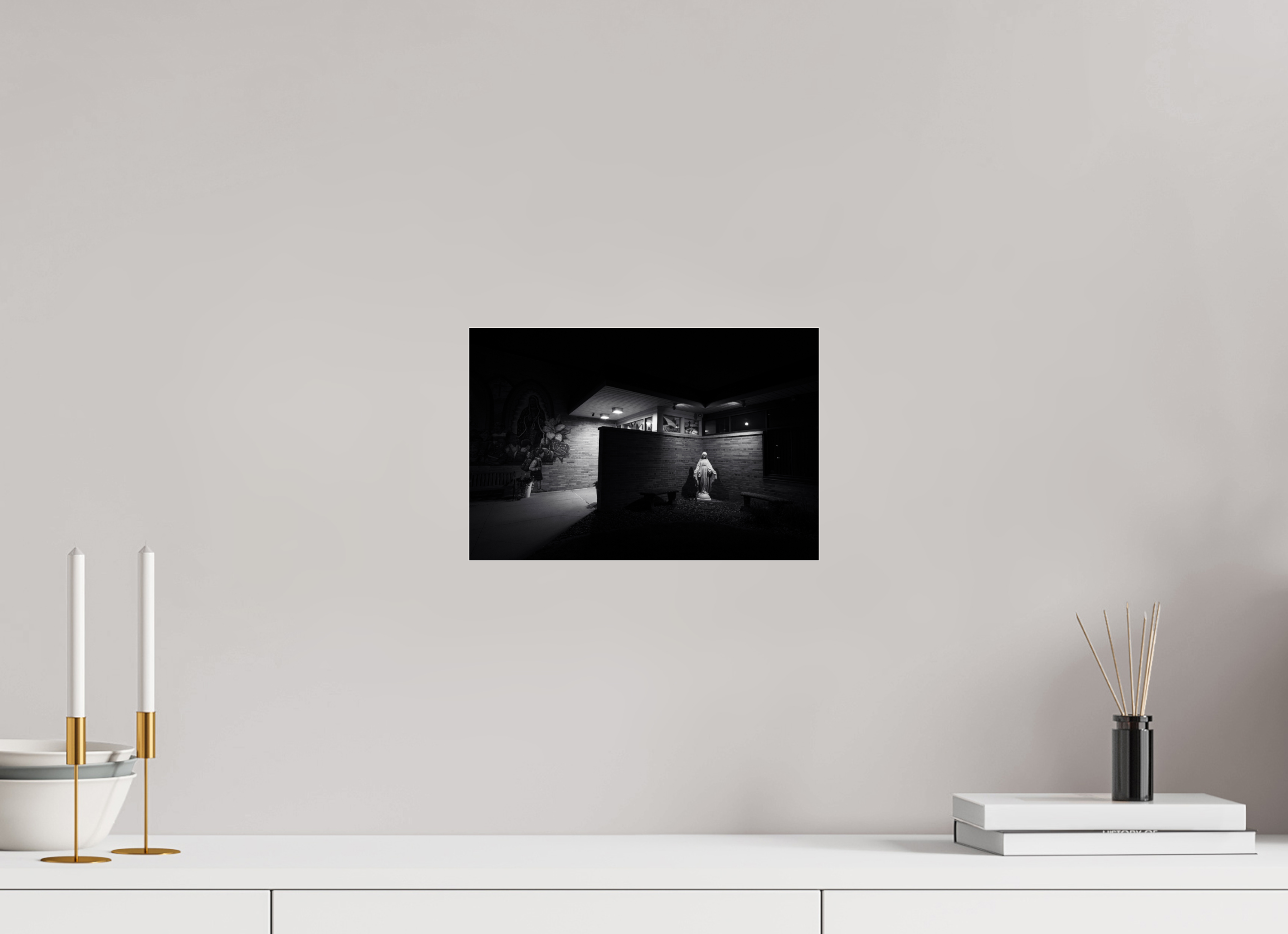 12 x 8″, Photo Print Under Acrylic Glass Mary on acrylic glass