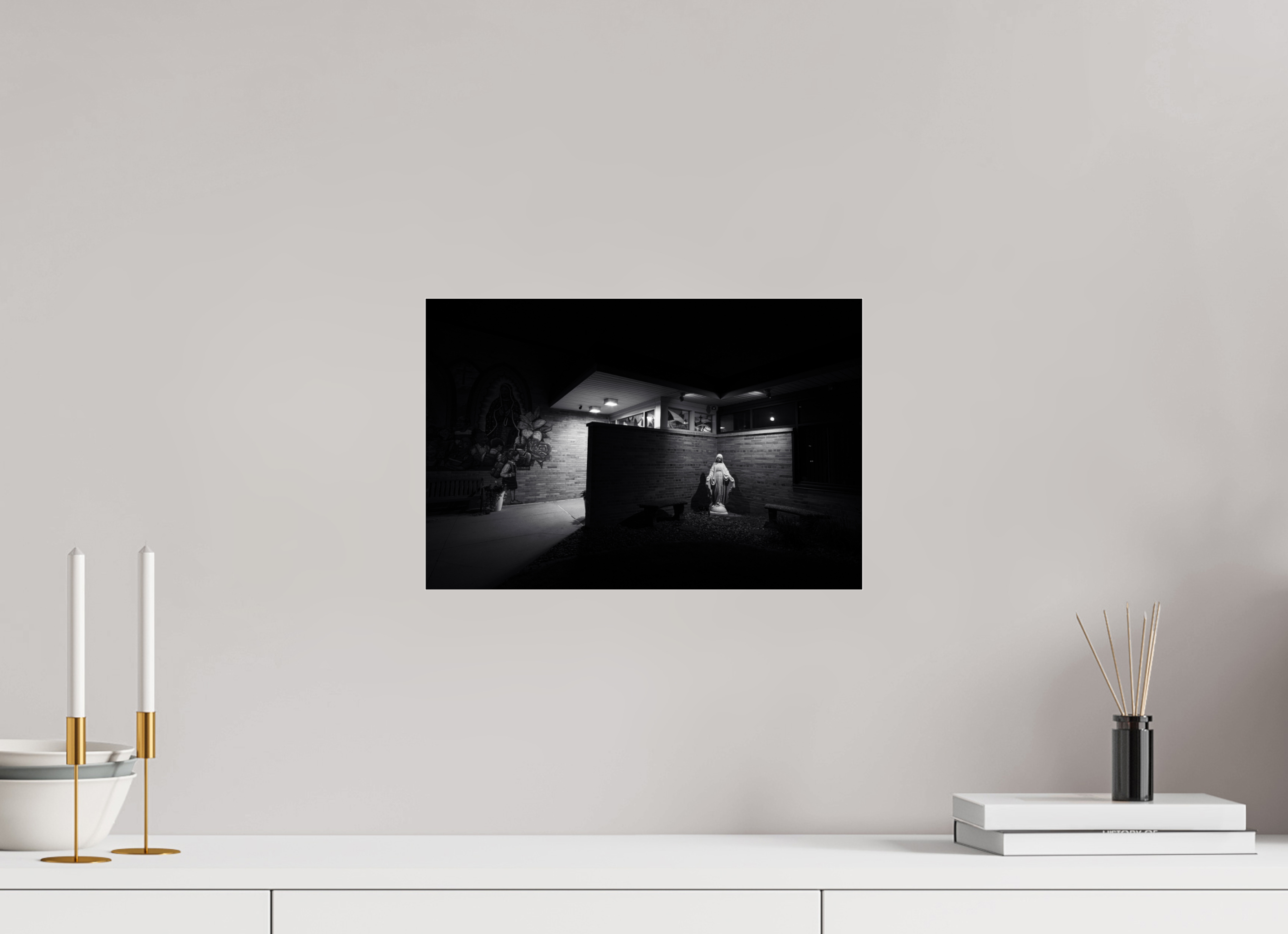 15 x 10″, Photo Print Under Acrylic Glass Mary on acrylic glass