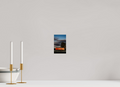 4 x 6.3″, Photo Print Under Acrylic Glass Barn at Sunset on acrylic glass