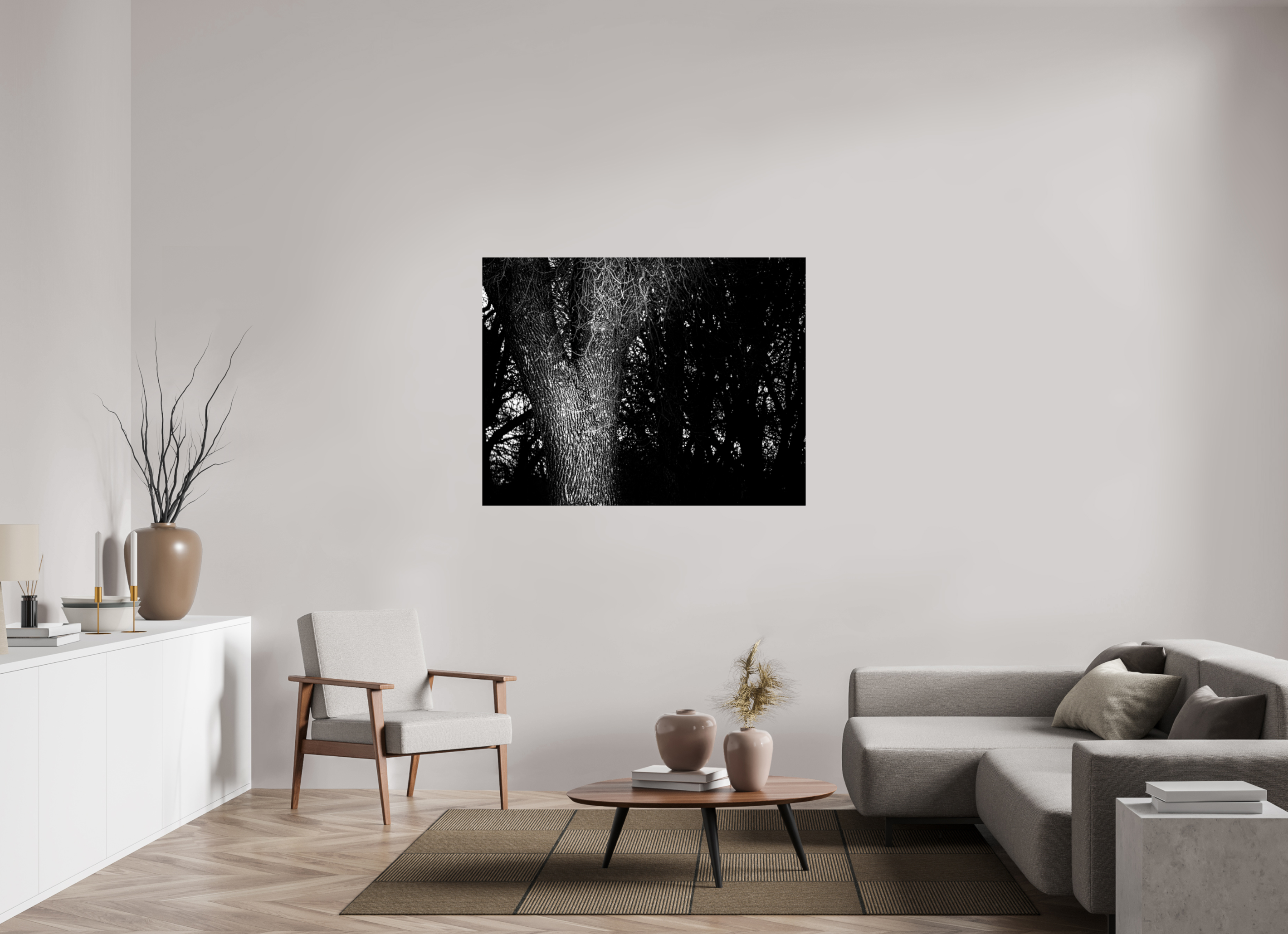 52.1 x 40″, Hahnemuhle FineArt Pearl Paper Twilight Tree on Hahnemuhle FineArt Pearl Paper