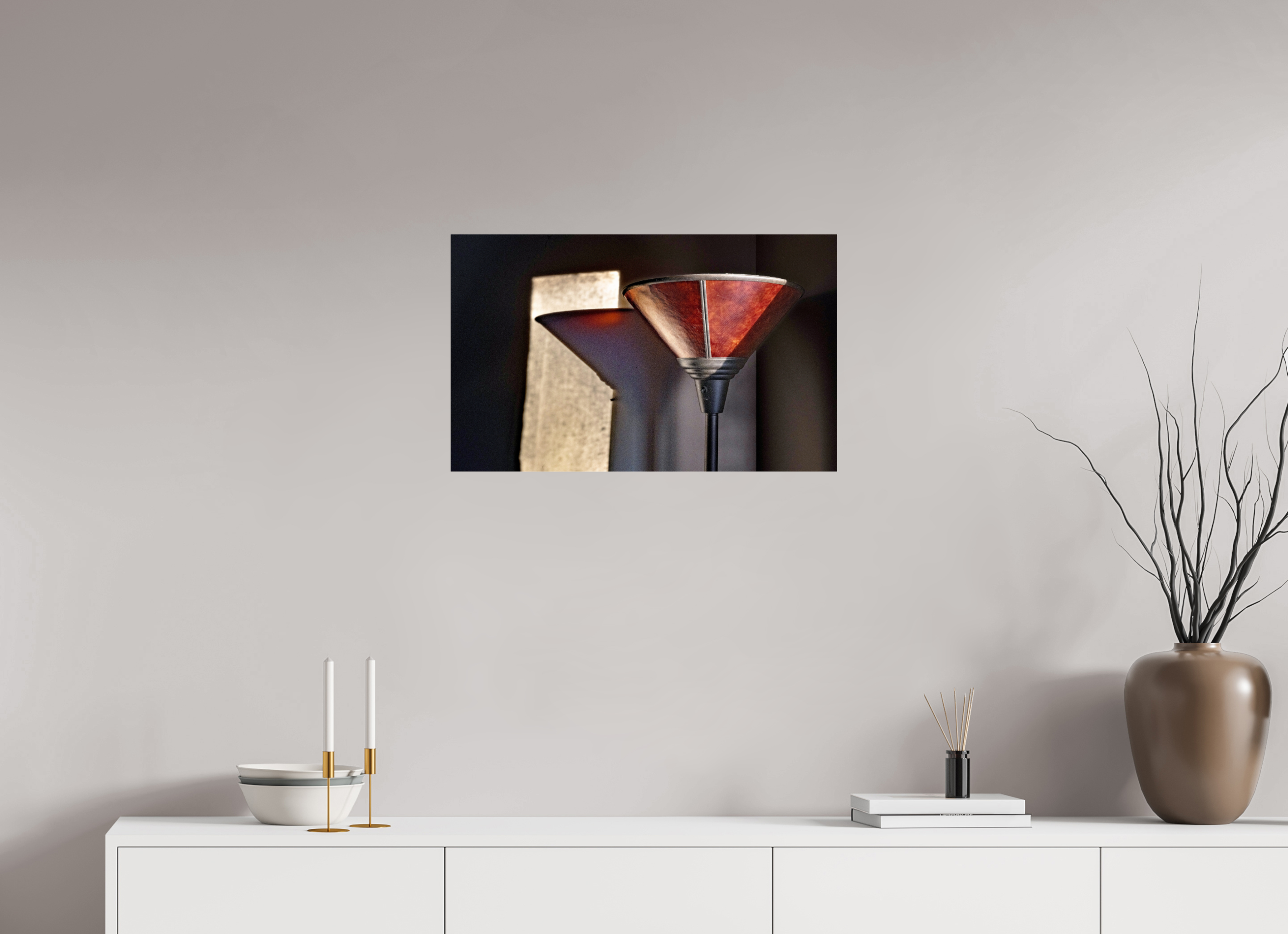 26.1 x 16″, Photo Print Under Acrylic Glass Lamp on Acrylic Glass