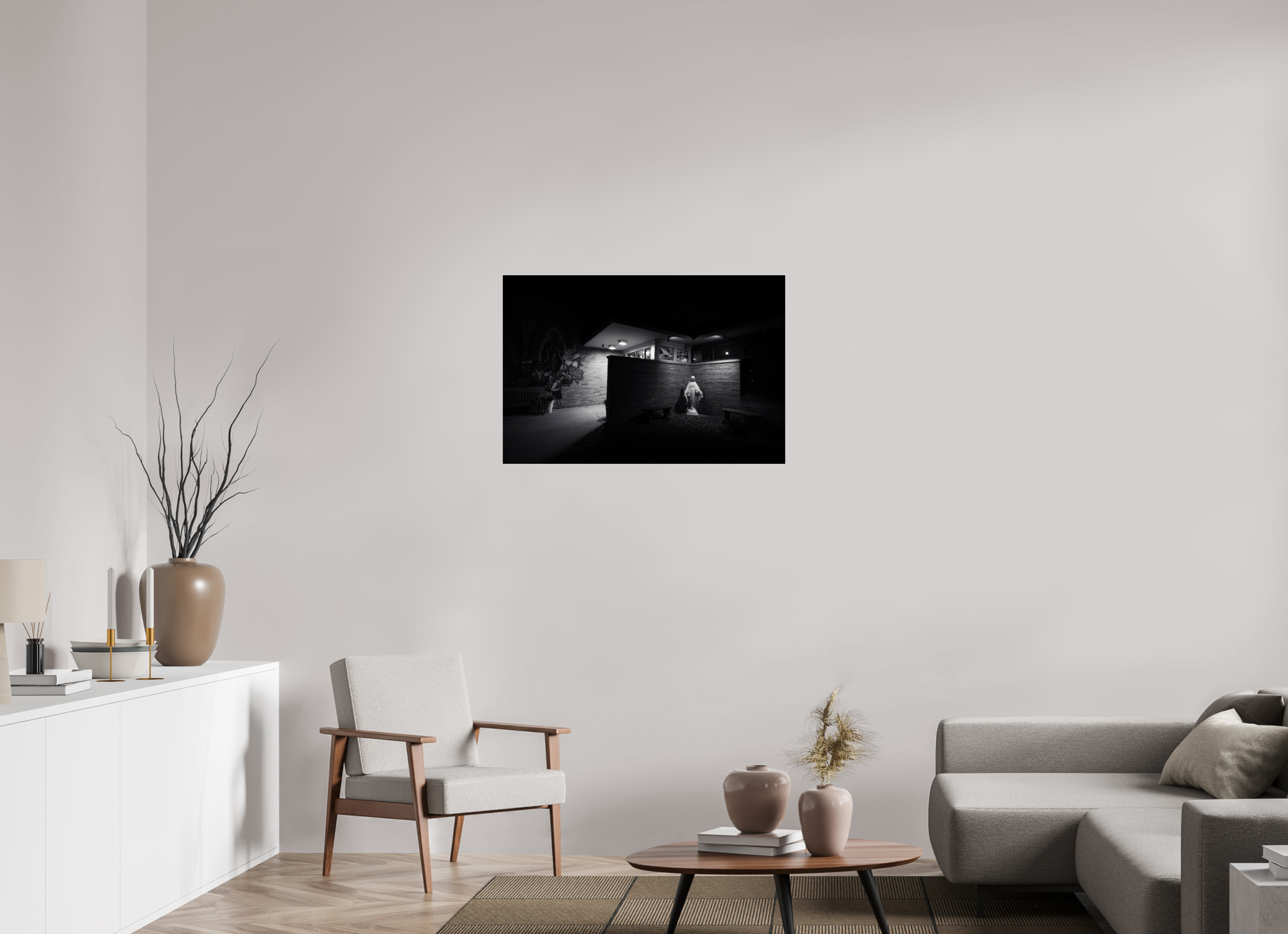 36 x 24″, Photo Print Under Acrylic Glass Mary on acrylic glass