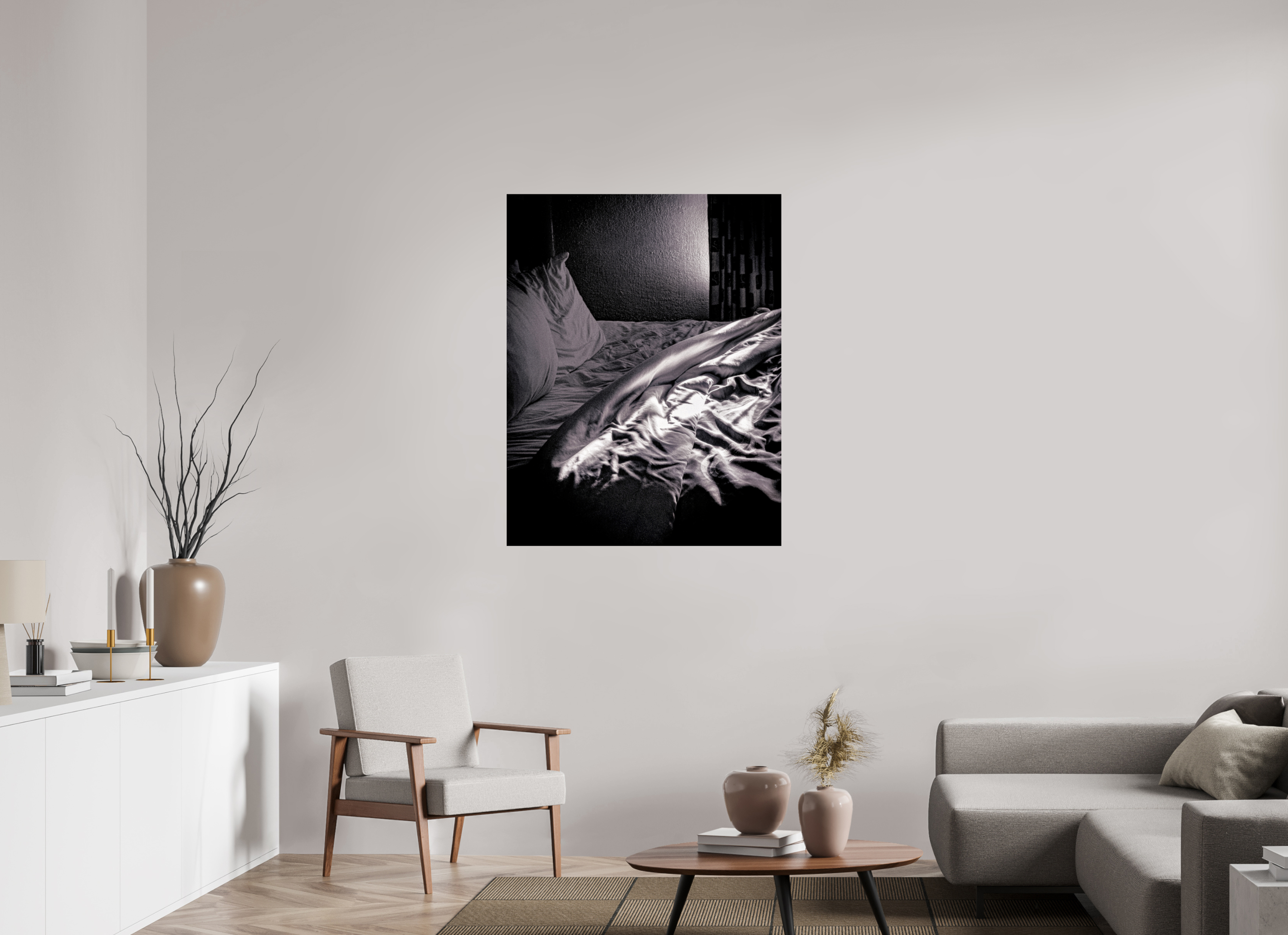 35 x 44.8″, Photo Print Under Acrylic Glass Morning on acrylic glass