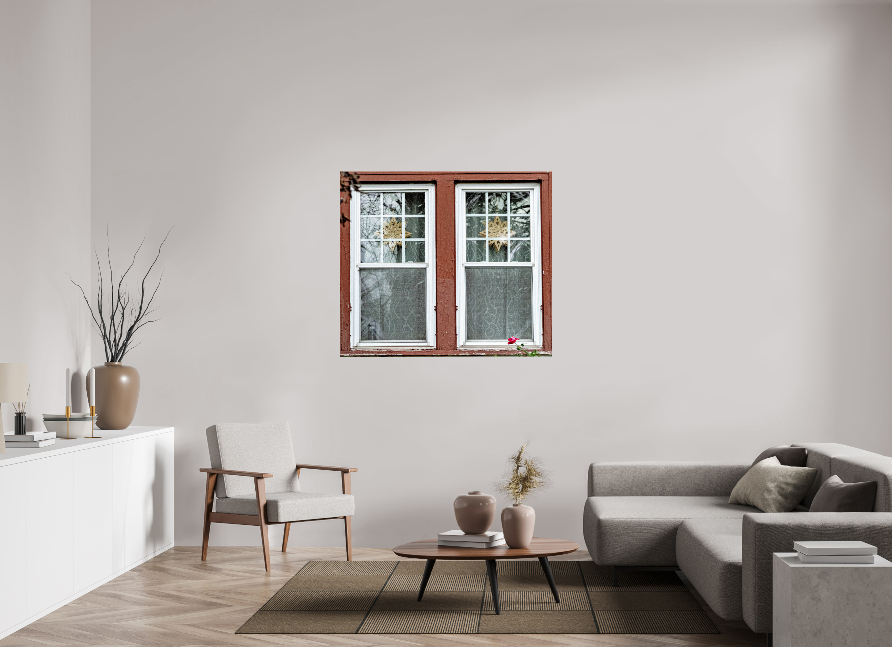 49.2 x 43″, Photo Print Under Acrylic Glass Decorah Windows on acrylic glass
